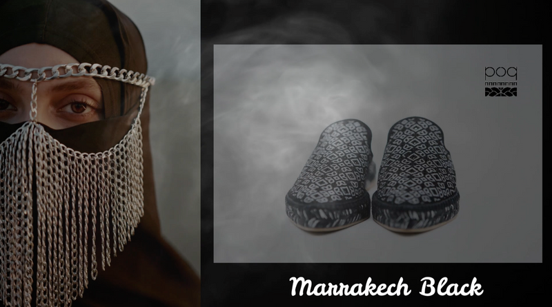 Luxury Espadrilles Women Sandals Marrakech Black & Silver Genuine Suede